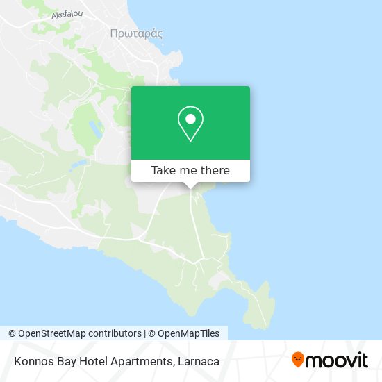 Konnos Bay Hotel Apartments χάρτης