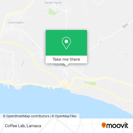 Coffee Lab map
