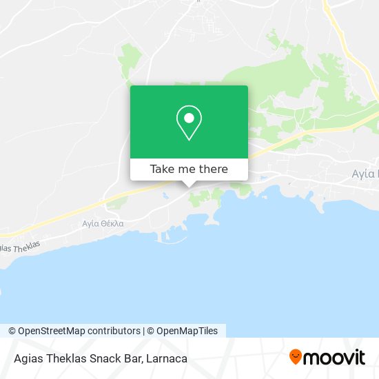 Agias Theklas Snack Bar map