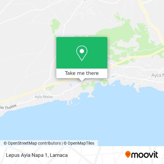 Lepus Ayia Napa 1 map
