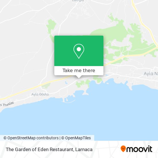 The Garden of Eden Restaurant map