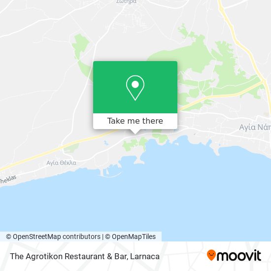 The Agrotikon Restaurant & Bar χάρτης