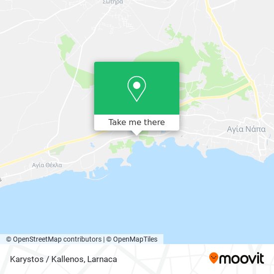 Karystos / Kallenos map