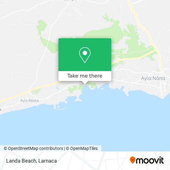 Landa Beach χάρτης