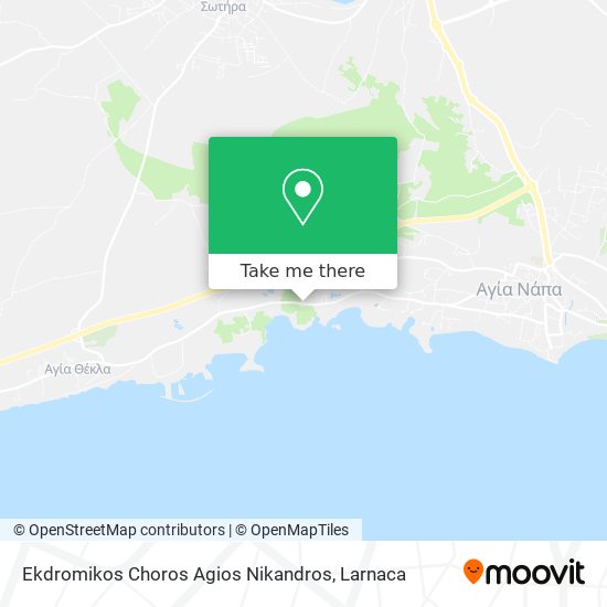 Ekdromikos Choros Agios Nikandros map