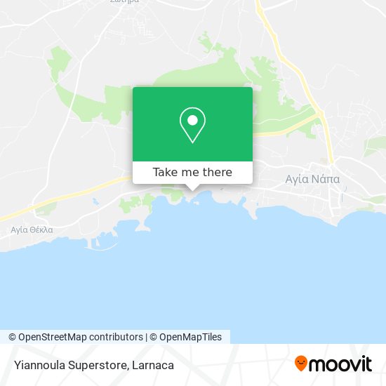 Yiannoula Superstore map