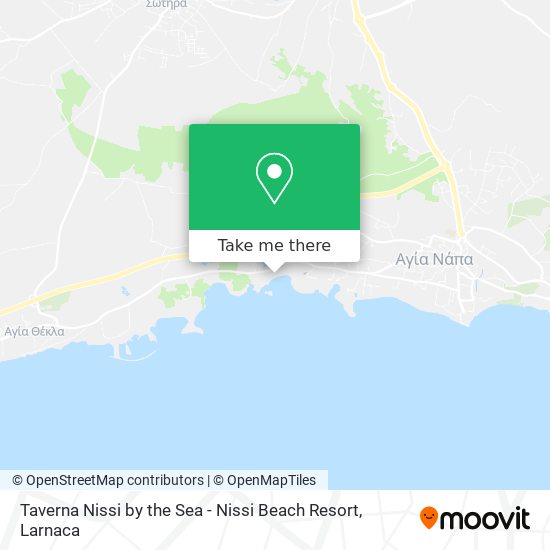 Taverna Nissi by the Sea - Nissi Beach Resort χάρτης