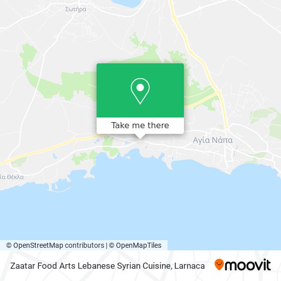 Zaatar Food Arts Lebanese Syrian Cuisine map