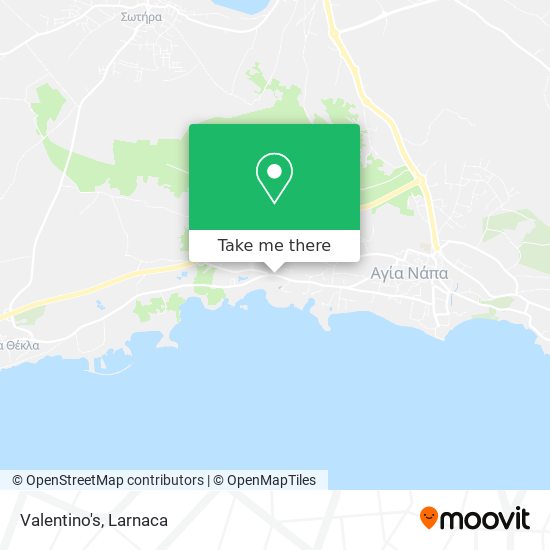Valentino's map