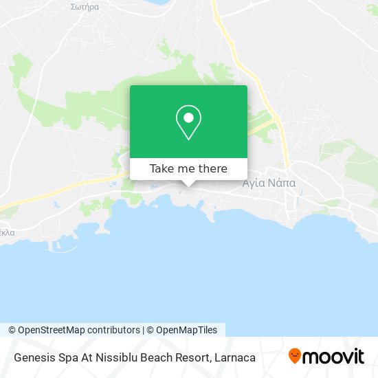Genesis Spa At Nissiblu Beach Resort map