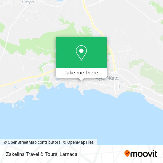 Zakelina Travel & Tours χάρτης
