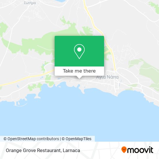 Orange Grove Restaurant χάρτης
