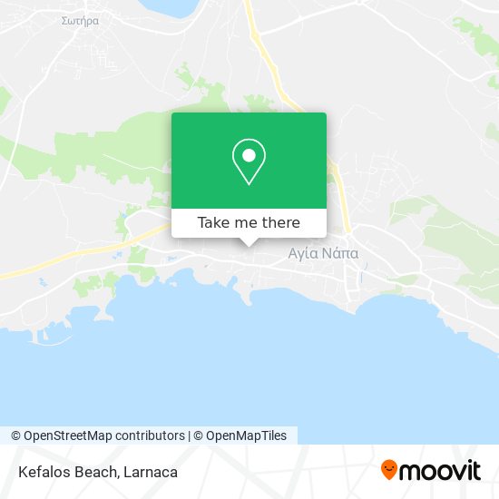 Kefalos Beach map