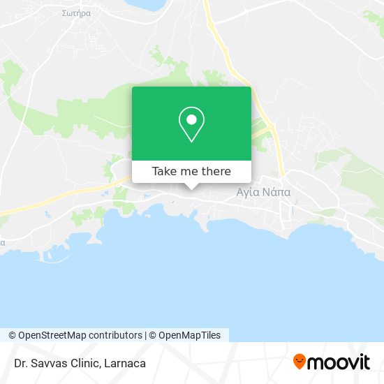 Dr. Savvas Clinic map