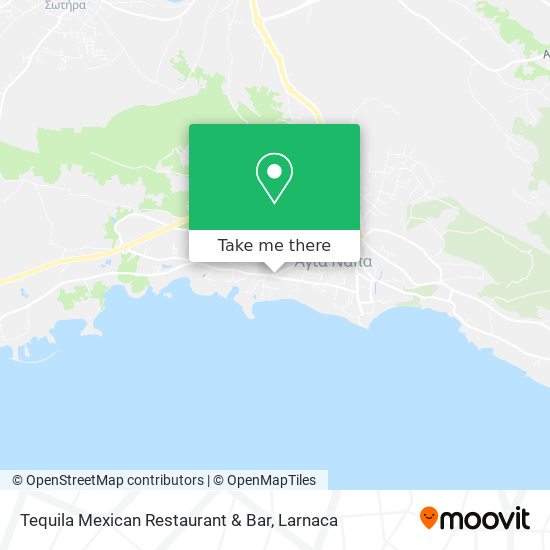 Tequila Mexican Restaurant & Bar χάρτης