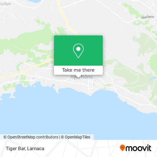 Tiger Bar χάρτης