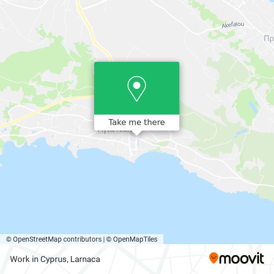 Work in Cyprus map