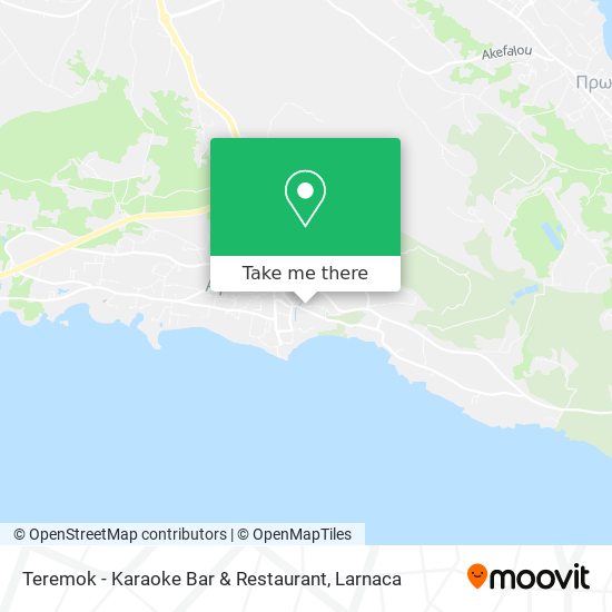 Teremok - Karaoke Bar & Restaurant χάρτης