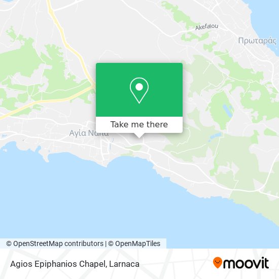 Agios Epiphanios Chapel map