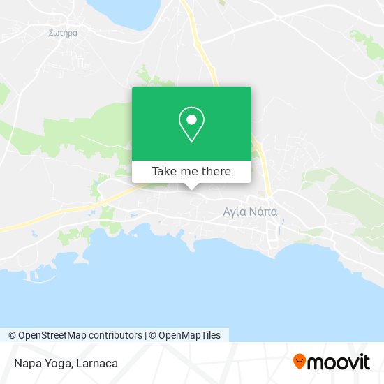 Napa Yoga map