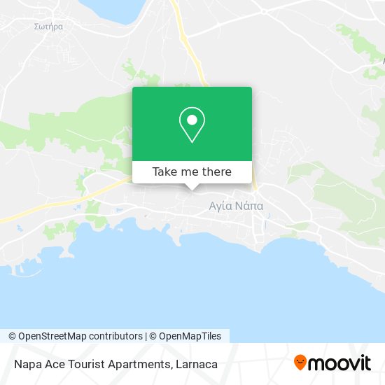 Napa Ace Tourist Apartments χάρτης