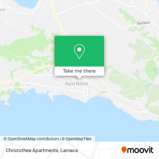 Christothea Apartments map
