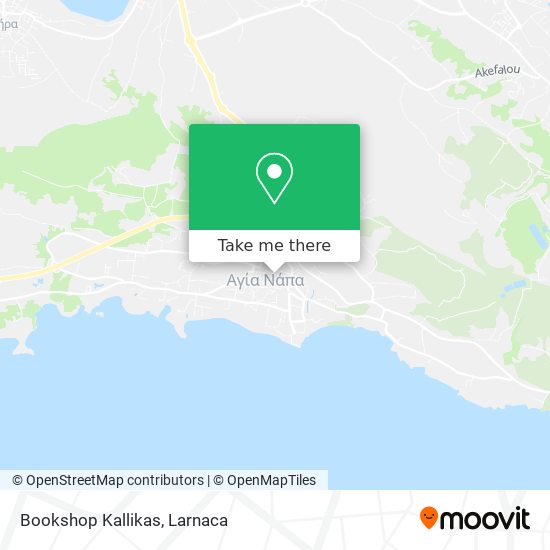 Bookshop Kallikas map