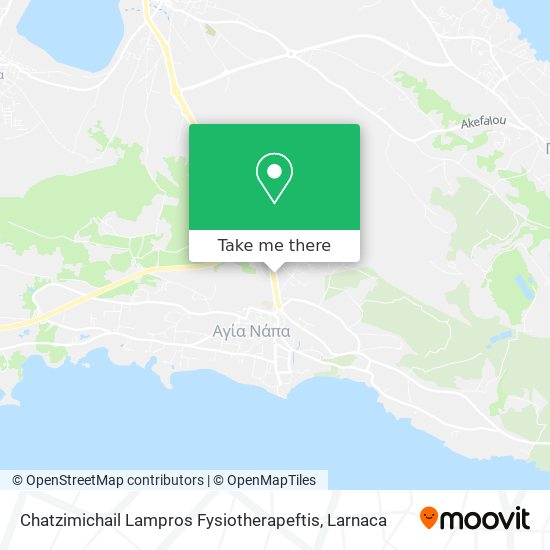 Chatzimichail Lampros Fysiotherapeftis χάρτης
