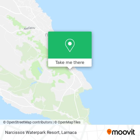 Narcissos Waterpark Resort χάρτης