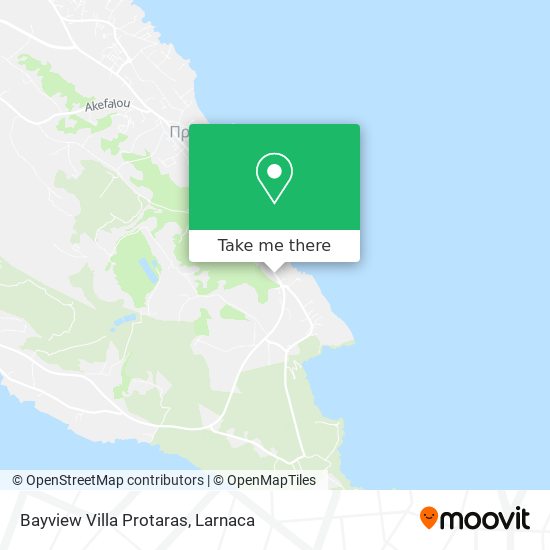 Bayview Villa Protaras χάρτης