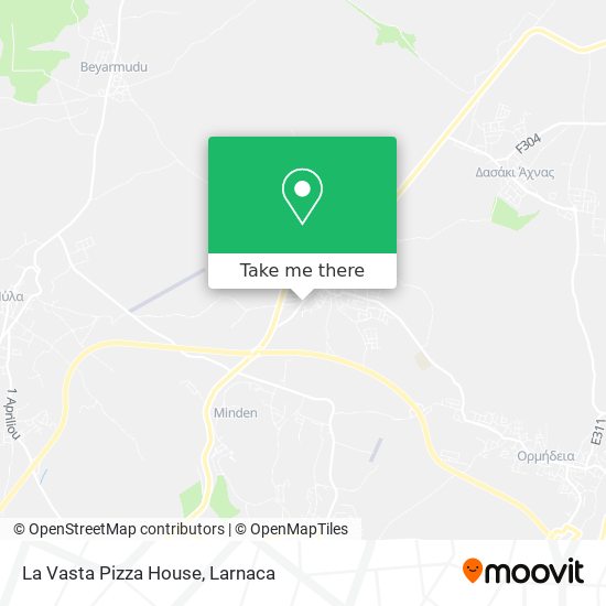 La Vasta Pizza House χάρτης