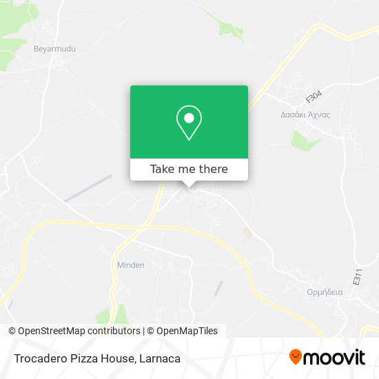 Trocadero Pizza House χάρτης