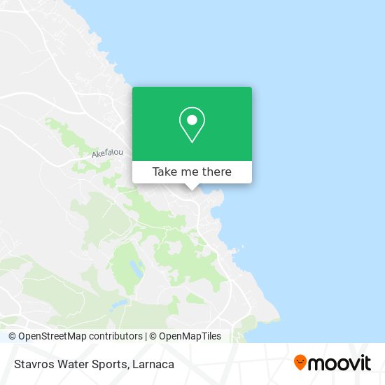 Stavros Water Sports map