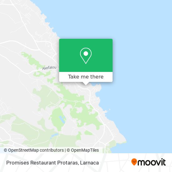 Promises Restaurant Protaras χάρτης