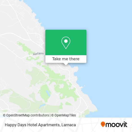 Happy Days Hotel Apartments χάρτης