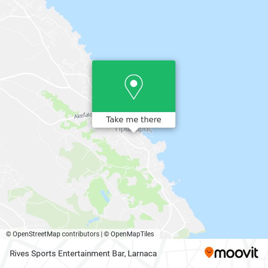Rives Sports Entertainment Bar map