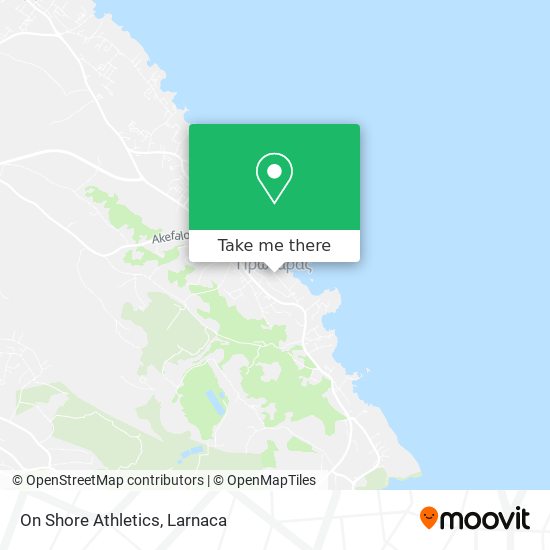 On Shore Athletics map