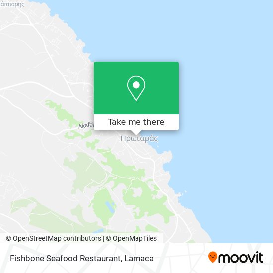Fishbone Seafood Restaurant χάρτης