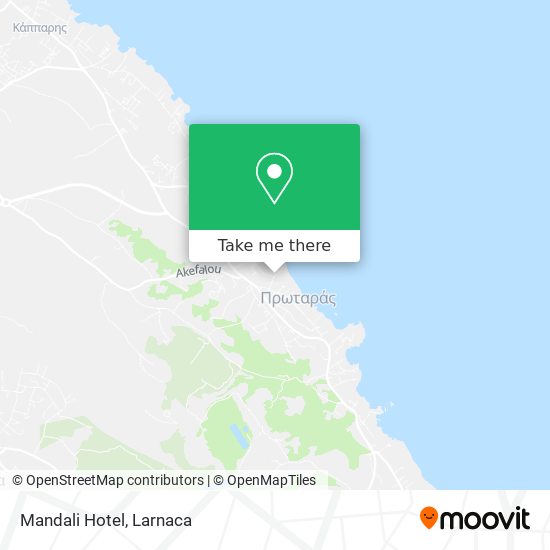 Mandali Hotel χάρτης