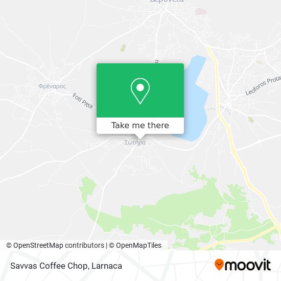 Savvas Coffee Chop map