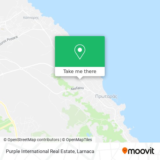 Purple International Real Estate map