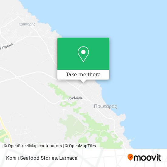 Kohili Seafood Stories map