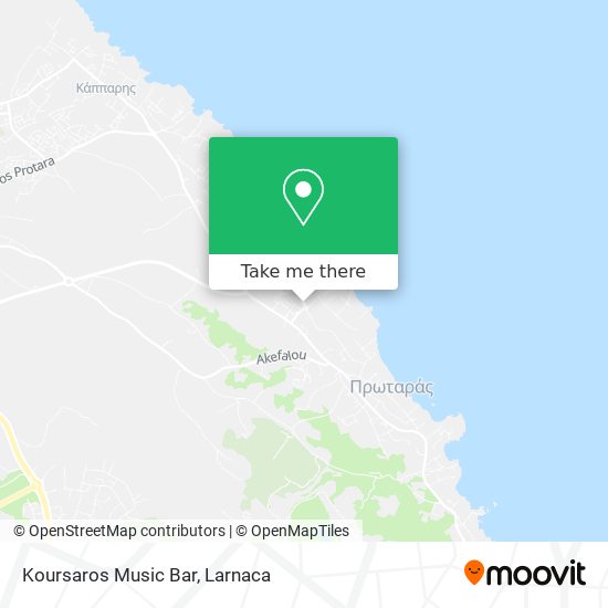 Koursaros Music Bar map