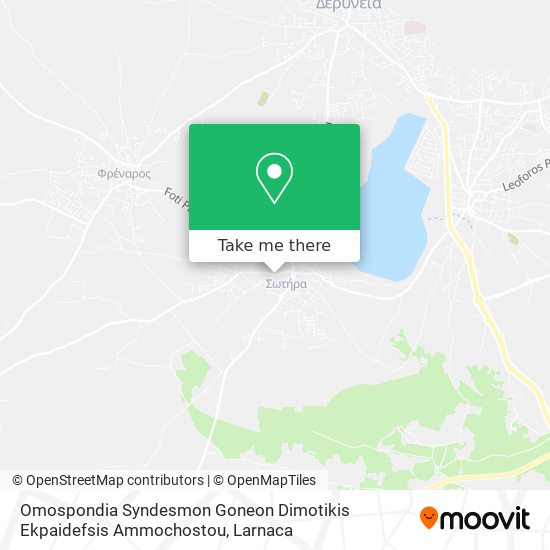 Omospondia Syndesmon Goneon Dimotikis Ekpaidefsis Ammochostou χάρτης