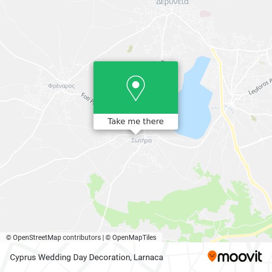 Cyprus Wedding Day Decoration map