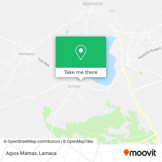 Agios Mamas map