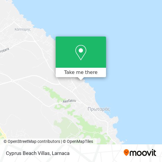 Cyprus Beach Villas map