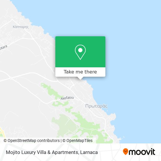 Mojito Luxury Villa & Apartments χάρτης