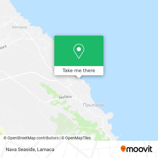 Nava Seaside χάρτης