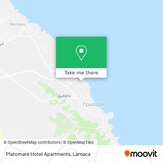 Platomare Hotel Apartments map